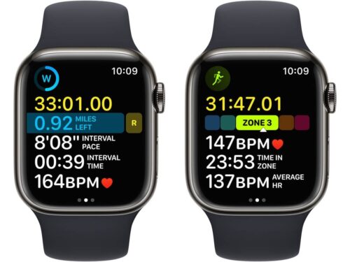 APPLE Watch Series 8 GPS+Cellular 41 mm Grafite com Bracelete Desportiva Meia-noite - Imagen 5