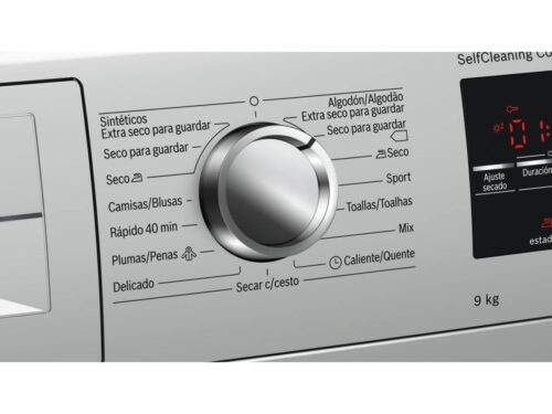 Máquina de Secar Roupa BOSCH WTG8729XEE (9 kg - Bomba de calor - Inox) - Imagen 4
