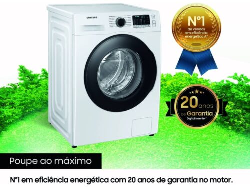 Máquina de Lavar Roupa SAMSUNG WW11BGA046AE (11 kg - 1400 rpm - Branco) - Imagen 4