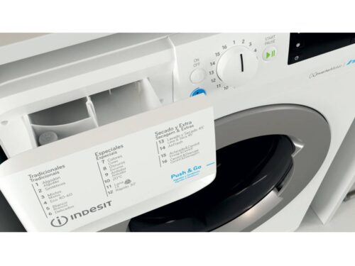 Máquina de Lavar e Secar Roupa INDESIT BDE 96436 9WS SPT 9 (6/9 kg - 1400 rpm - Branco) - Imagen 5