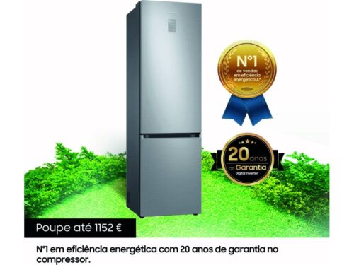 Frigorífico Combinado SAMSUNG RB38T676CS9 (No Frost - 203 cm - 385 L - Inox) - Imagen 4