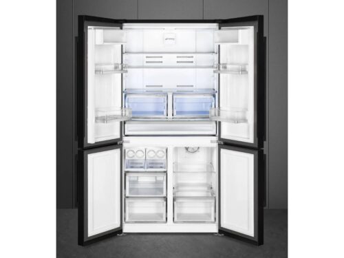 Frigorífico Americano SMEG FQ60NDF (No Frost - 182 cm - 541 L - Preto) - Imagen 2