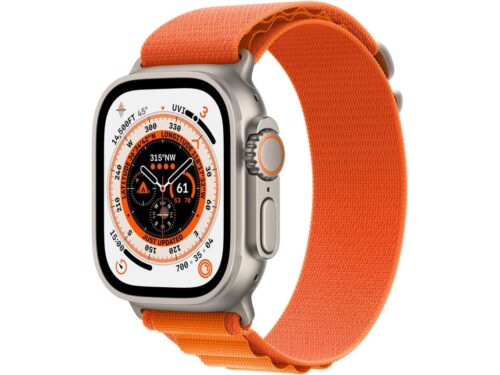 APPLE Watch Ultra GPS+Cellular 49 mm com Loop Alpine Laranja (Tamanho S)