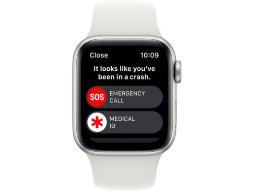 APPLE Watch SE GPS 40 mm Prateado com Bracelete Desportiva Branca - Imagen 5