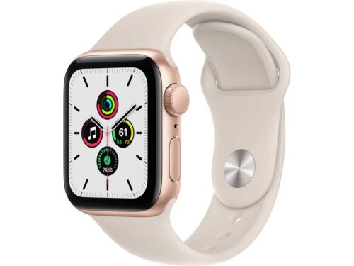 APPLE Watch SE GPS 40 mm Dourado com Bracelete Desportiva Luz das Estrelas