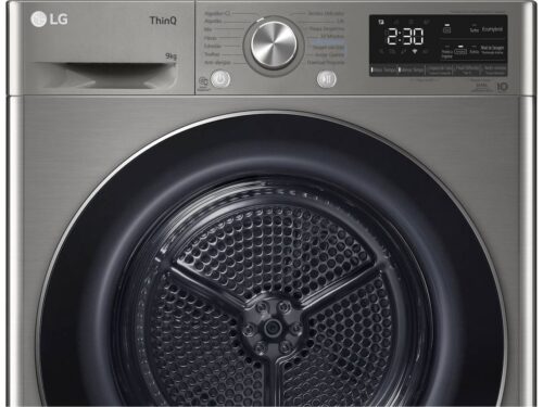 Máquina de Secar Roupa LG RH90V9PV2N (9 kg - Bomba de Calor - Inox) - Imagen 4
