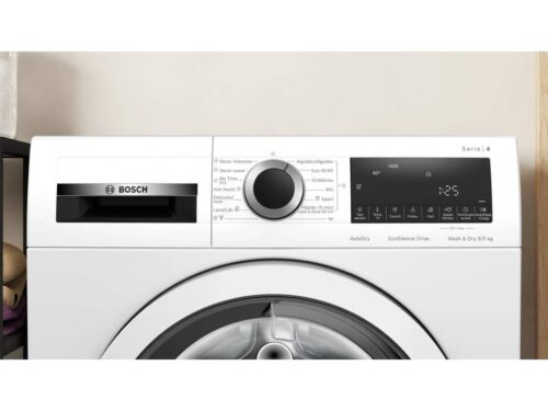 Máquina de Lavar e Secar Roupa BOSCH WNA13401ES (5/9 kg - 1400 rpm - Branco) - Imagen 2