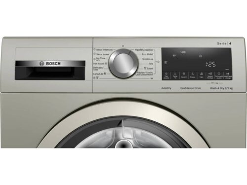 Máquina de Lavar e Secar Roupa BOSCH WNA1341XES (5/9 kg - 1400 rpm - Inox) - Imagen 3