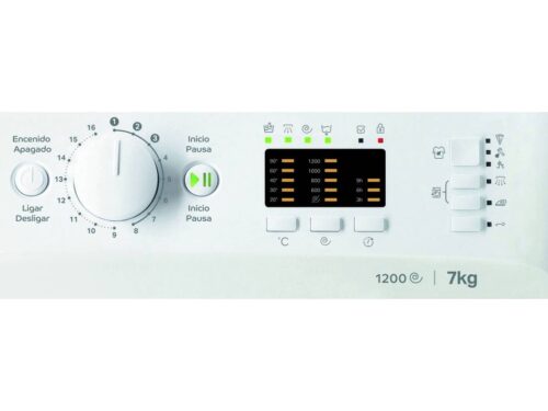 Máquina de Lavar Roupa INDESIT MTWA 71252 S WPT (7 kg - 1200 rpm - Branco) - Imagen 5