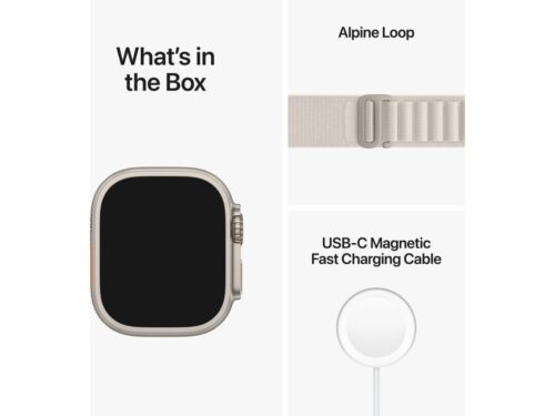 APPLE Watch Ultra GPS+Cellular 49 mm com Loop Alpine Luz das Estrelas (Tamanho L) - Imagen 4