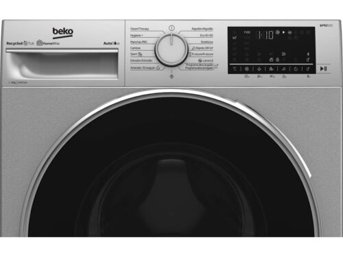 Máquina de Lavar Roupa BEKO B5WFT59426XD (9 kg - 1400 rpm - Inox) - Imagen 3