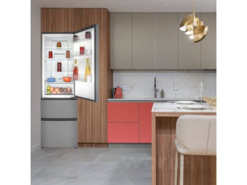 Frigorífico Combinado HAIER HTR3619ENMN (No Frost - 190.5 cm - 348 L - Inox) - Imagen 3