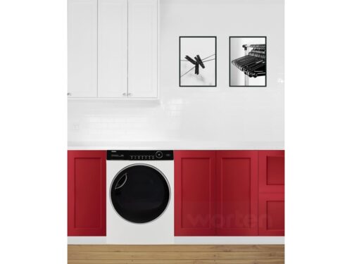 Máquina de Secar Roupa HAIER HD100-A2979-S (10 kg - Bomba de Calor - Branco) - Imagen 2